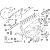 Audi Door Lock Switch Rear Right (A6 A6 Quattro S6) - Genuine Audi 4G09621085PR