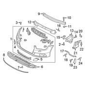 Audi Radiator Support Air Deflector - Genuine Audi 4G8807611D