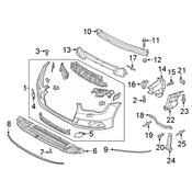 Audi Radiator Support Air Deflector - Genuine Audi 4G8807611E
