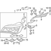 Audi Headlight Assembly - Genuine Audi 4G8941774B