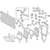 Audi Radiator - Genuine Audi 4H0121212