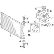 Audi Radiator - Genuine Audi 4H0121251E