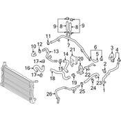 Audi Engine Coolant Pipe - Genuine Audi 4H0121485AC