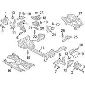 Audi Engine Mount Bracket - Genuine Audi 4H0399059B