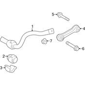 Audi Suspension Stabilizer Bar Link - Genuine Audi 4H0411317C