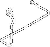 Audi A/C Refrigerant Hose - Genuine Audi 4H0820729E