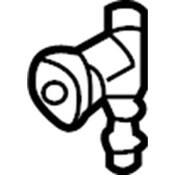 Audi Windshield Washer Check Valve - Genuine Audi 4H0955191