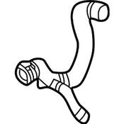 Audi Radiator Coolant Hose - Genuine Audi 4K0122055Q