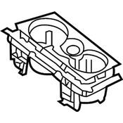 Audi Console Cup Holder - Genuine Audi 4K1862533E4PK