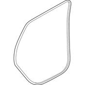 Audi Door Seal - Genuine Audi 4K4839912A