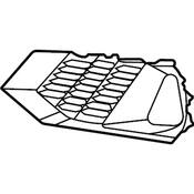 Audi Grille - Genuine Audi 4K8807648D3FZ