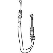 Audi Door Latch Cable - Genuine Audi 4K8837085