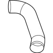 Audi Turbocharger Intercooler Pipe - Genuine Audi 4M0145737AD