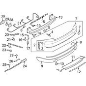 Audi Tow Eye Cap - Genuine Audi 4H0807441AGRU