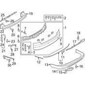 Audi Tow Eye Cap - Genuine Audi 4H0807441BGRU
