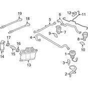 Audi Evaporative Emissions System Lines - Genuine Audi 4H0906272H