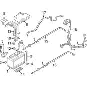 Audi Battery Vent Tube - Genuine Audi 4H0915531