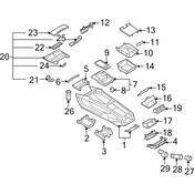 Audi 12 Volt Accessory Power Outlet Cover - Genuine Audi 4H0919311