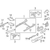 Audi Seat Lumbar Switch - Genuine Audi 4H0959778B6PS