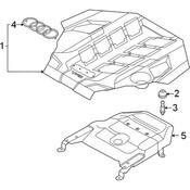 Audi Engine Cover - Genuine Audi 4K0103925A