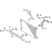 Audi Engine Coolant Pipe - Genuine Audi 4K0121070AG