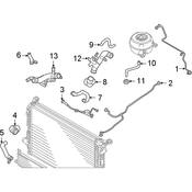 Audi Radiator Coolant Hose - Genuine Audi 4K0122055BN