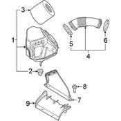 Audi Engine Air Intake Hose - Genuine Audi 4K0129520C