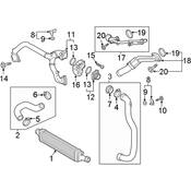 Audi Turbocharger Intercooler Tube Seal - Genuine Audi 4K0145117