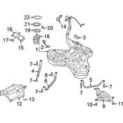 Audi Fuel Tank Bracket - Genuine Audi 4K0201781A