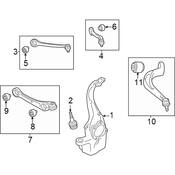 Audi Suspension Control Arm - Genuine Audi 4K0407152B