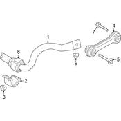 Audi Suspension Stabilizer Bar - Genuine Audi 4K0411309L