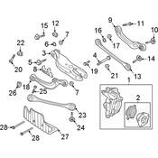Audi Suspension Control Arm Heat Shield - Genuine Audi 4K0505416B