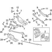 Audi Suspension Track Bar - Genuine Audi 4K0505476C