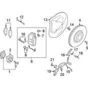 Audi Brake Hydraulic Hose - Genuine Audi 4K0611708M