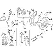 Audi Disc Brake Rotor - Genuine Audi 4K0615301G