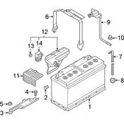 Audi Battery Hold Down - Genuine Audi 4K0803123B