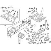 Audi Brake Hydraulic Line Bracket - Genuine Audi 4K0803399