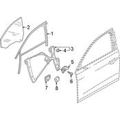 Audi Window Regulator - Genuine Audi 4K0837461