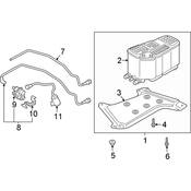 Audi Evaporative Emissions System Lines - Genuine Audi 4K0906257AE