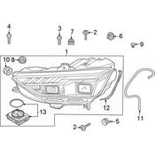 Audi Headlight Control Module - Genuine Audi 4K0941591CJ