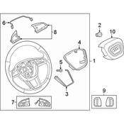 Audi Steering Wheel Transmission Shift Control Switch - Genuine Audi 4K0951523FXHA