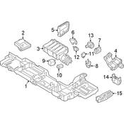 Audi Fuse and Relay Center - Genuine Audi 4K0971845