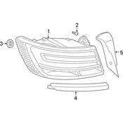 Audi Tail Light Bezel - Genuine Audi 4K5945253