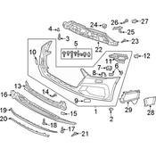 Audi Radiator Support Air Duct - Genuine Audi 4K8121763C
