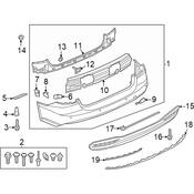Audi Tow Eye Cap - Genuine Audi 4K8807441AGRU