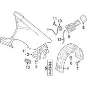 Audi Fuel Door Hinge - Genuine Audi 4K8809906B