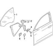 Audi Window Regulator - Genuine Audi 4K8837462