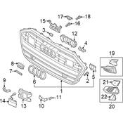 Audi Grille - Genuine Audi 4K8853651ARN4