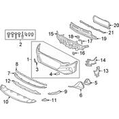Audi Brake Air Duct - Genuine Audi 4KE121736CY9B