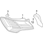 Audi Tail Light Assembly - Genuine Audi 4KE945092E